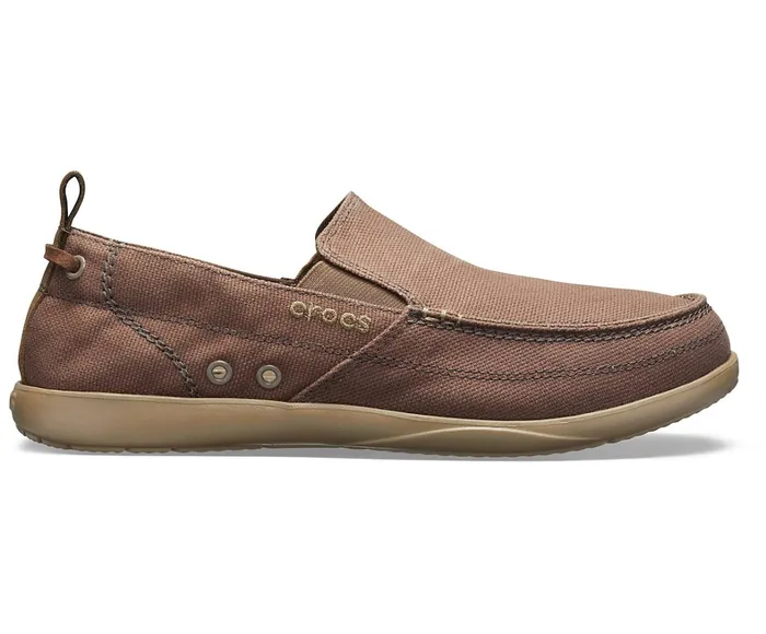 Crocs Big and Tall 14 Mens Walu SlipOn Espresso Walnut