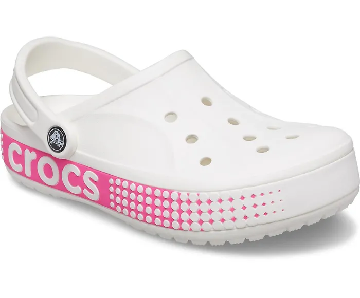 Crocs Clogs Womens Bayaband Logo Motion Clog White For Sale