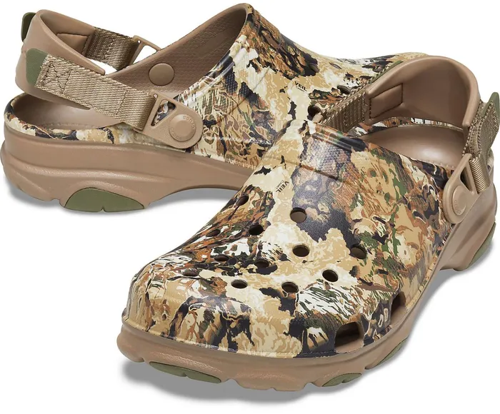 Crocs Clogs Womens Classic AllTerrain Veil Whitetail Clog Khaki Popular