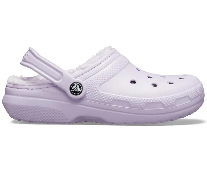 Crocs Clogs Womens Classic Lined Clog Lavender Lavender For Sale