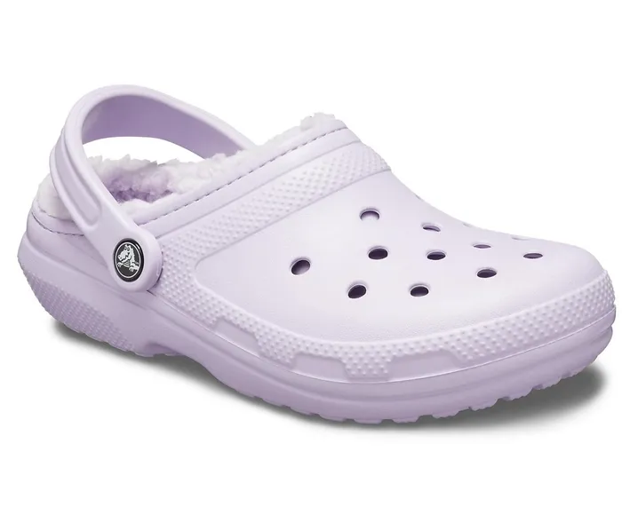 Crocs Clogs Womens Classic Lined Clog Lavender Lavender For Sale