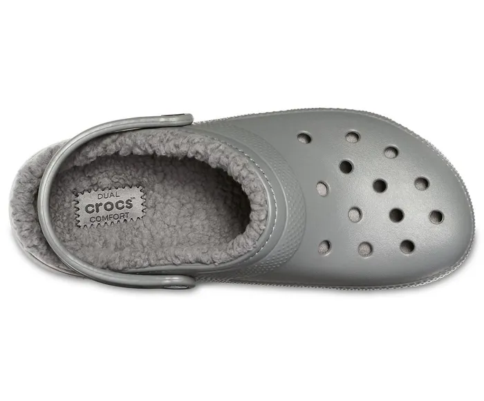 Crocs Clogs Womens Classic Lined Clog Slate GreySmoke Online