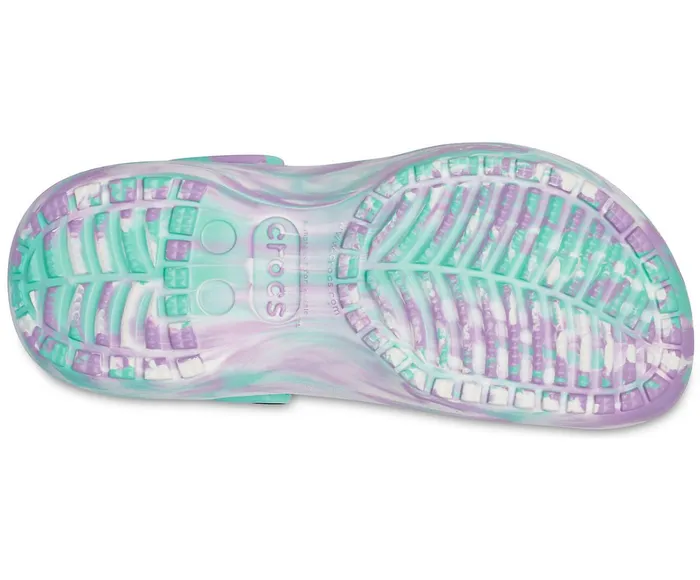 Crocs Clogs Womens Classic Platform Marbled Clog Pistachio Multi Popular
