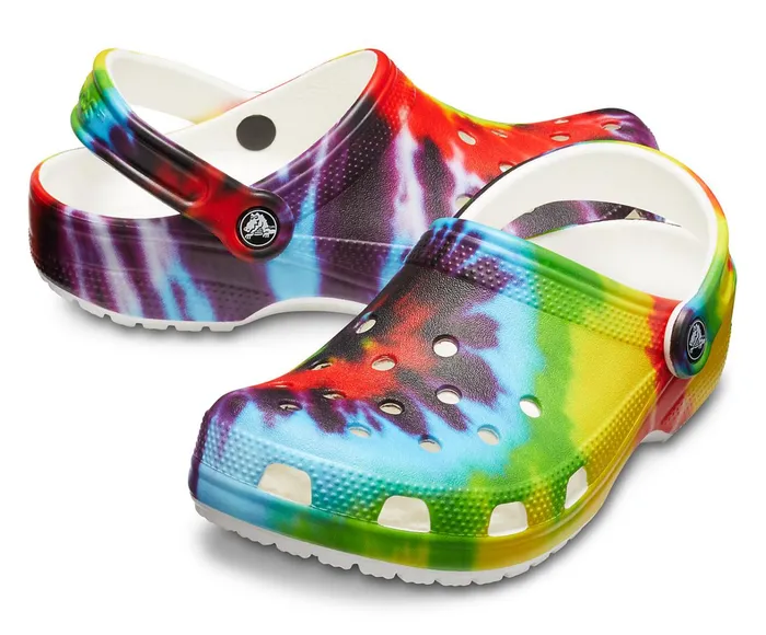 Crocs Clogs Womens Classic TieDye Graphic Clog Multi Near Me