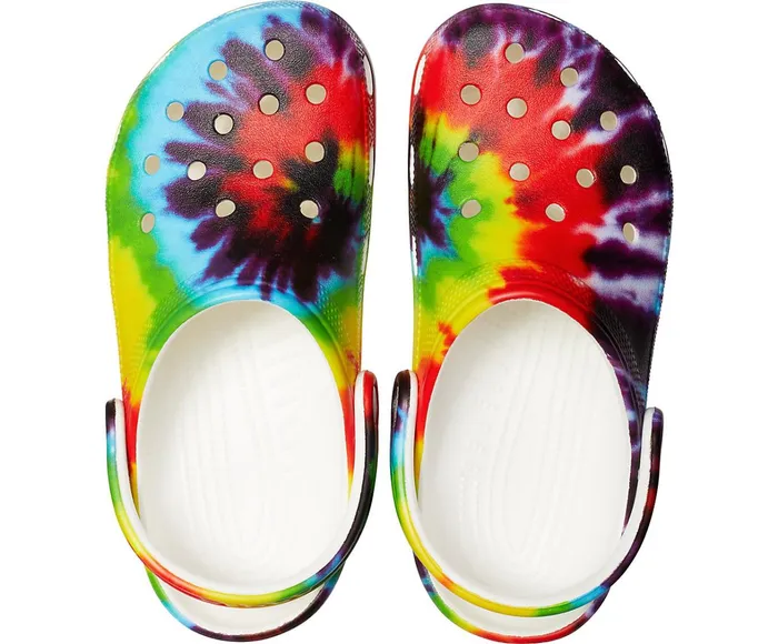 Crocs Clogs Womens Classic TieDye Graphic Clog Multi Near Me