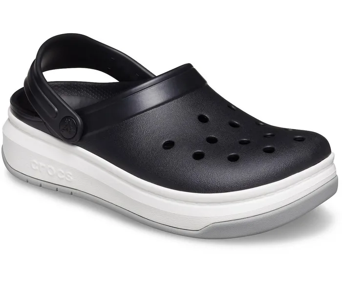 Crocs Clogs Womens Crocband Full Force Clog Black White Casaul