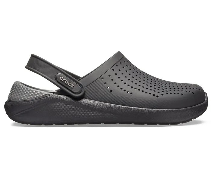Crocs Clogs Womens LiteRide Clog BlackSlate Grey Cheap On Sale
