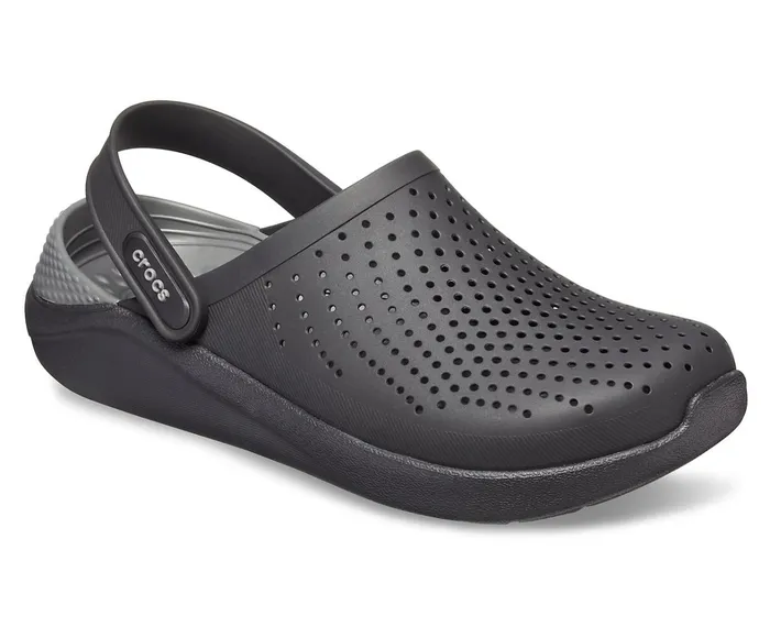 Crocs Clogs Womens LiteRide Clog BlackSlate Grey Cheap On Sale