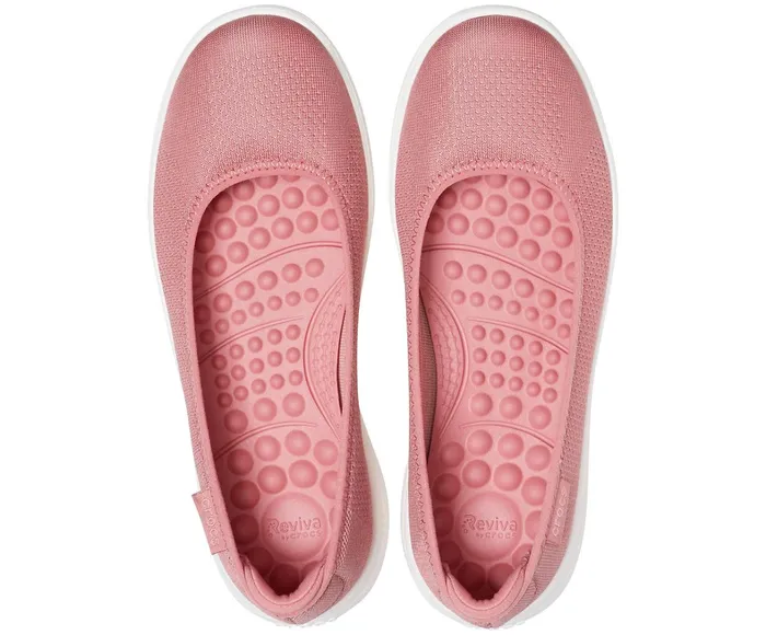 Crocs Flats Womens Crocs Reviva Flat Blossom White Gift Ideas