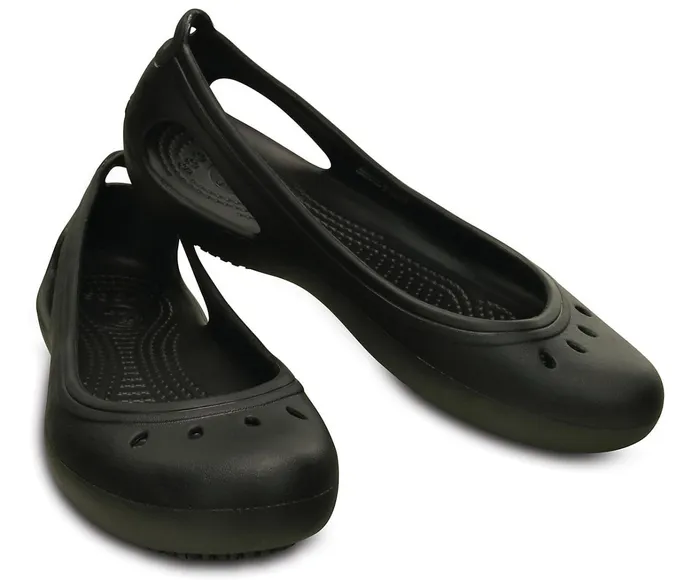 Crocs Flats Womens Kadee Work Flat Black Gift for Friend