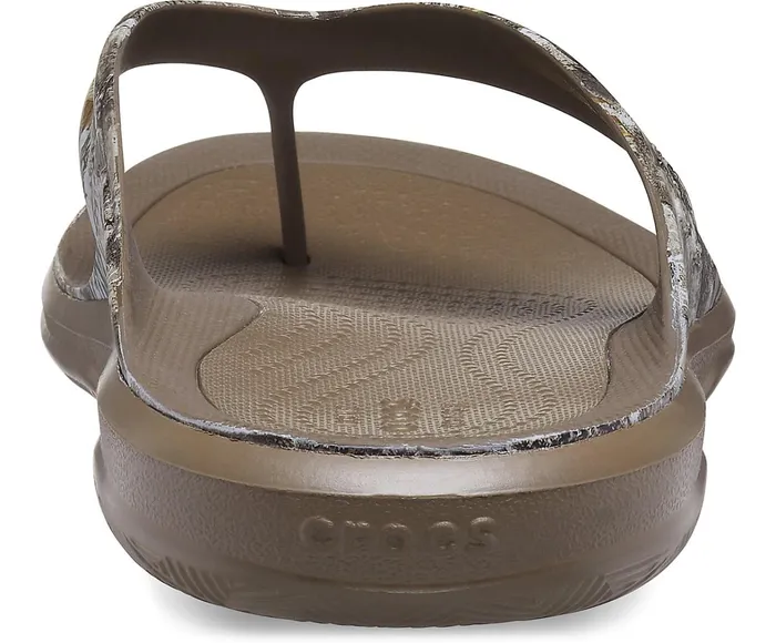 Crocs FlipFlops Mens Swiftwater Realtree Edge Wave Flip Walnut Near Me