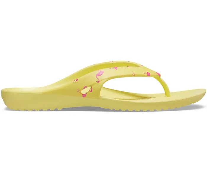 Crocs FlipFlops Womens Kadee II Printed Flip Flamingo Casaul