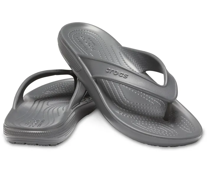 Crocs Sandals Mens Classic II Flip Slate Grey Popular