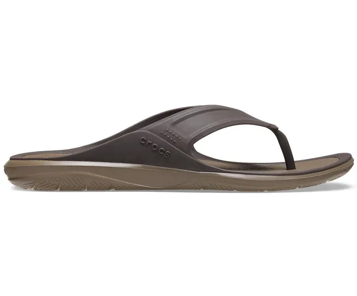 Crocs Sandals Mens Swiftwater Wave Flip Espresso Walnut Gift 4 You
