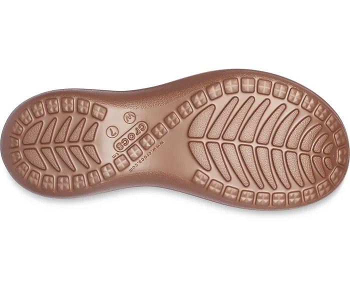 Crocs Sandals Womens Capri V Glitter Flip Bronze Popular