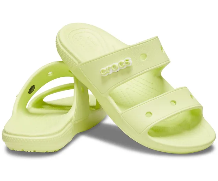 Crocs Sandals Womens Classic Crocs Sandal Lime Zest For Sale