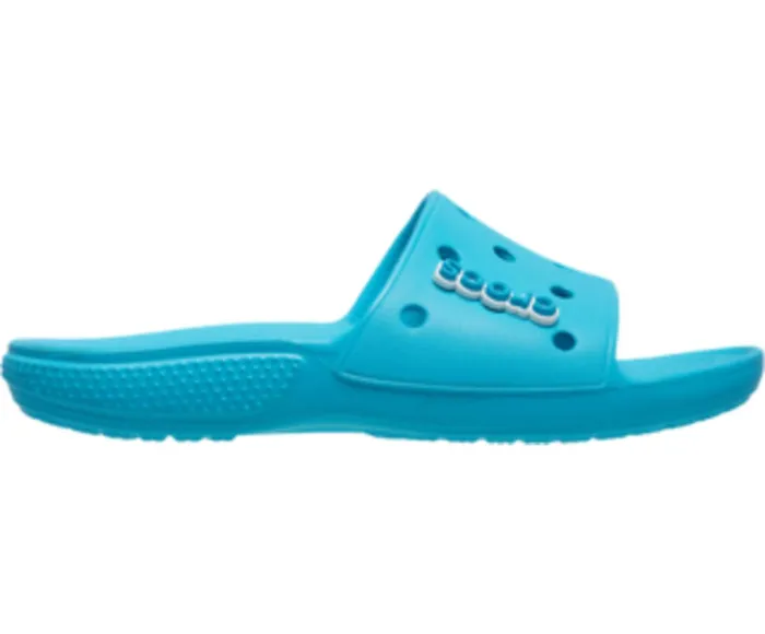 Crocs Sandals Womens Classic Crocs Slide Digital Aqua Gift 4 You