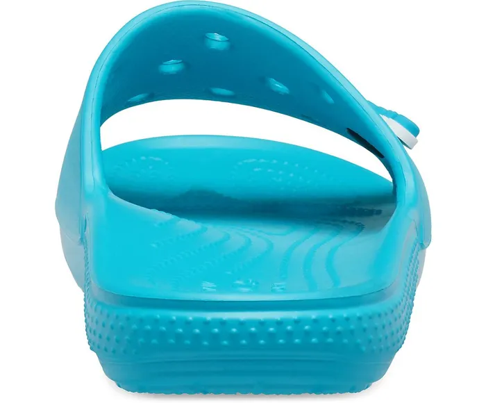 Crocs Sandals Womens Classic Crocs Slide Digital Aqua Gift 4 You