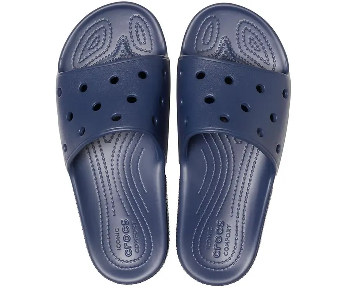 Crocs Sandals Womens Classic Crocs Slide Navy Near Me