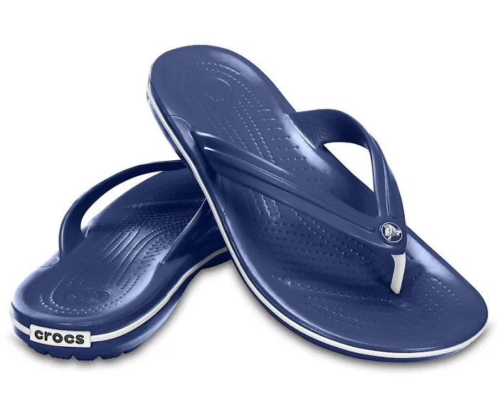 Crocs Sandals Womens Crocband Flip Navy Casaul