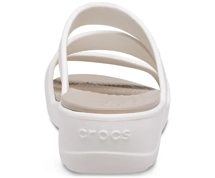 Crocs Sandals Womens Crocs Monterey Strappy Wedge Oyster Near Me