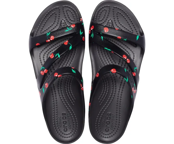 Crocs Sandals Womens Kadee II Graphic Sandal Cherry Popular