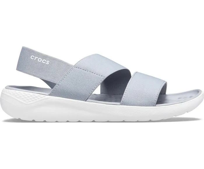 Crocs Sandals Womens LiteRide Stretch Sandal Light Grey White Near Me