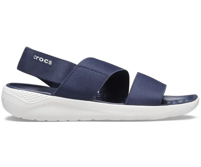 Crocs Sandals Womens LiteRide Stretch Sandal Navy White Online