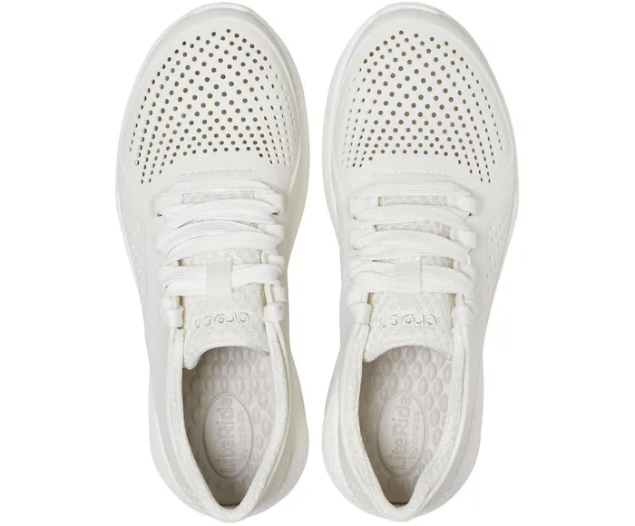 Crocs Sneakers Womens LiteRide Pacer Almost White Near Me