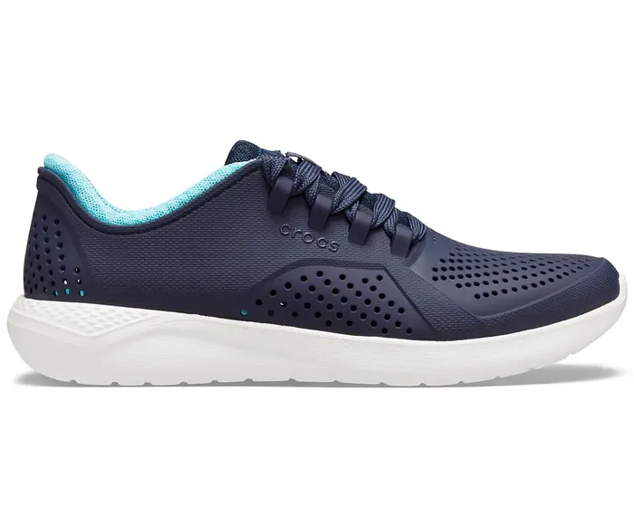 Crocs Sneakers Womens LiteRide Pacer NavyIce Blue Cheap On Sale