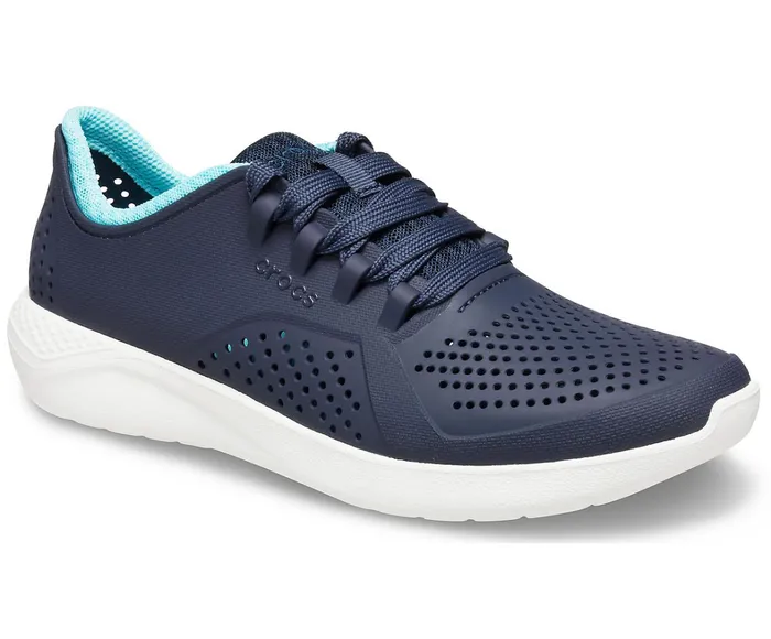 Crocs Sneakers Womens LiteRide Pacer NavyIce Blue Cheap On Sale