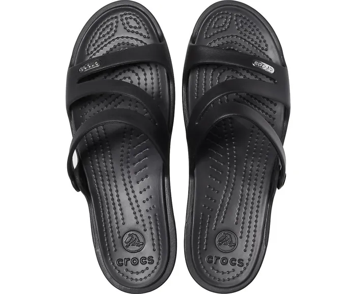 Crocs Wedges Womens Patricia Sandal Black Black Near Me