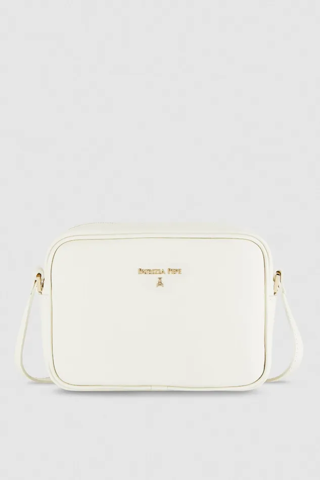 Crossbodys Women Patrizia Pepe Bag With Adjustable Shoulder Strap Off White