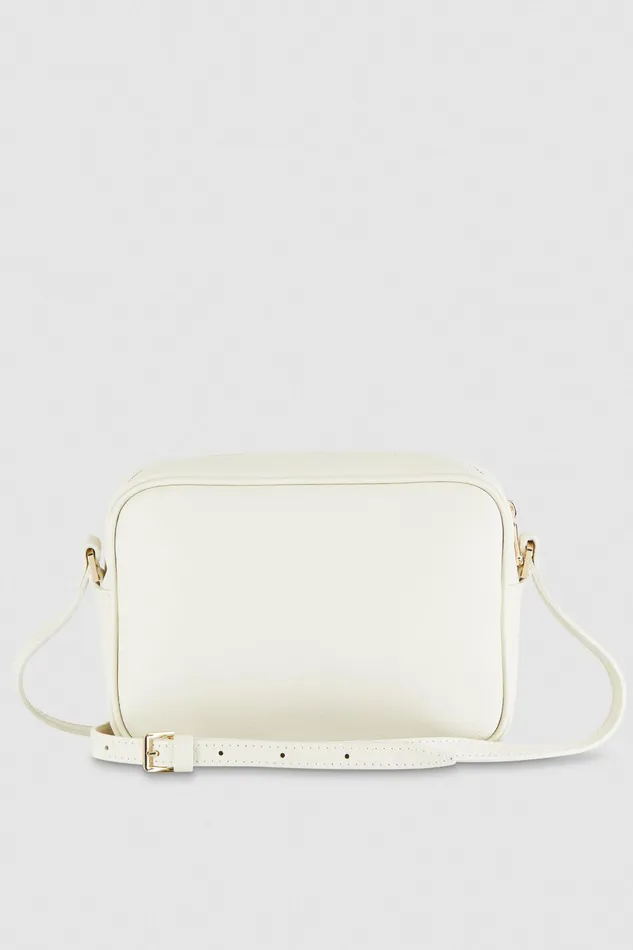 Crossbodys Women Patrizia Pepe Bag With Adjustable Shoulder Strap Off White