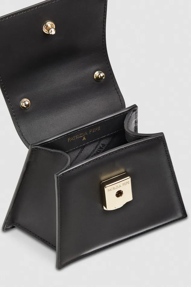 Crossbodys Women Patrizia Pepe Small Astral Bag Nero