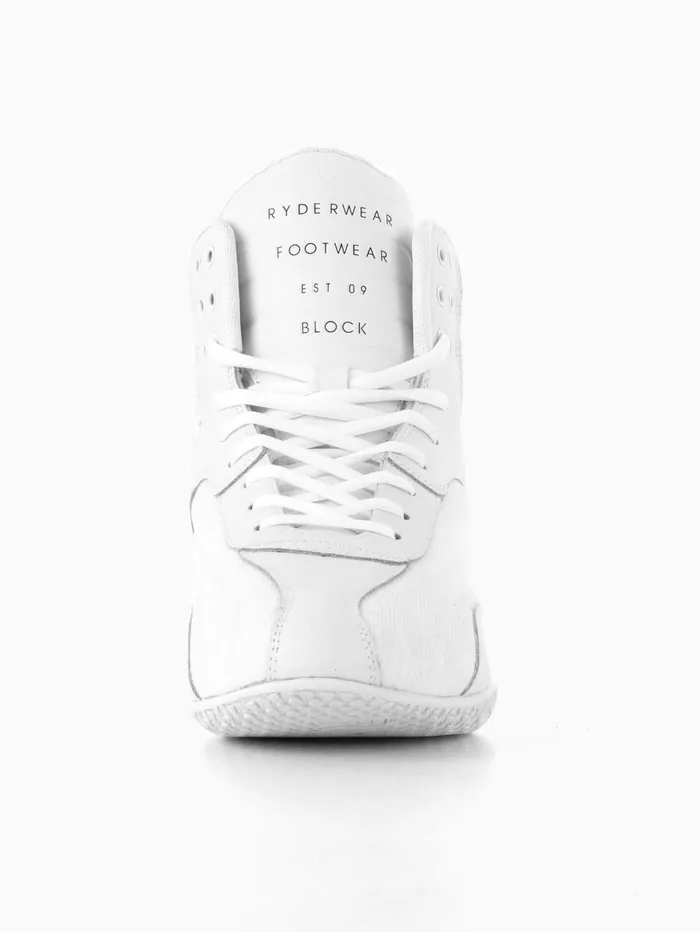 DMak Block 8211 White Unisex Ryderwear Mens Gym Shoes