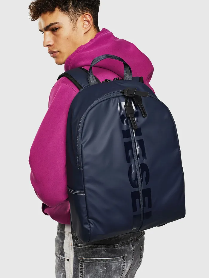 Diesel Bags Mens BOLD BACK II Dark Blue Cheap On Sale