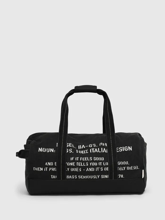 Diesel Bags Mens DTHISBAG TRAVEL BAG Black Popular