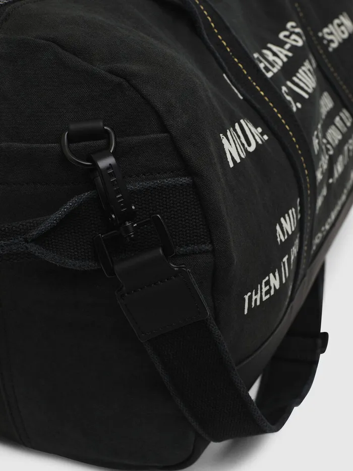 Diesel Bags Mens DTHISBAG TRAVEL BAG Black Popular