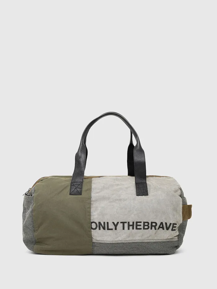 Diesel Bags Mens DTHISBAG TRAVEL BAG Olive Green Cheap On Sale