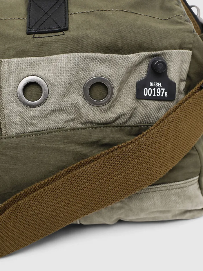 Diesel Bags Mens DTHISBAG TRAVEL BAG Olive Green Cheap On Sale