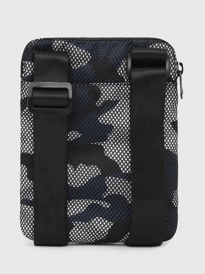Diesel Bags Mens FDISCOVER CROSS GreyBlue Cheap On Sale