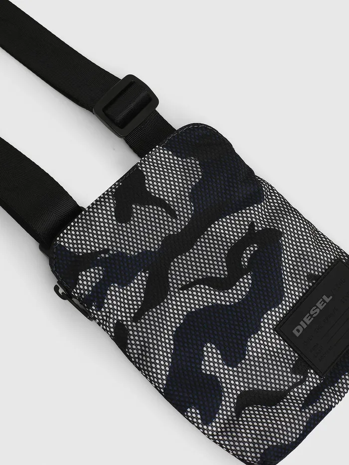 Diesel Bags Mens FDISCOVER CROSS GreyBlue Cheap On Sale