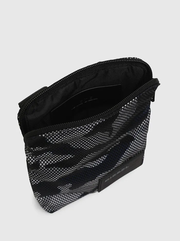 Diesel Bags Mens FDISCOVER CROSS GreyBlue Cheap On Sale