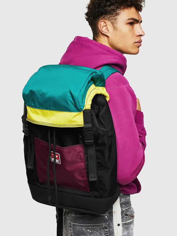 Diesel Bags Mens FSUSE BACKPCK MulticolorBlack On Sale