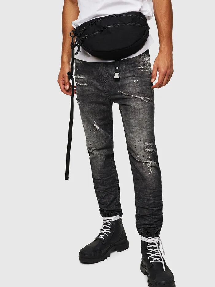 Diesel Bags Mens FURBHANITY BUMBAG Black Gift Ideas