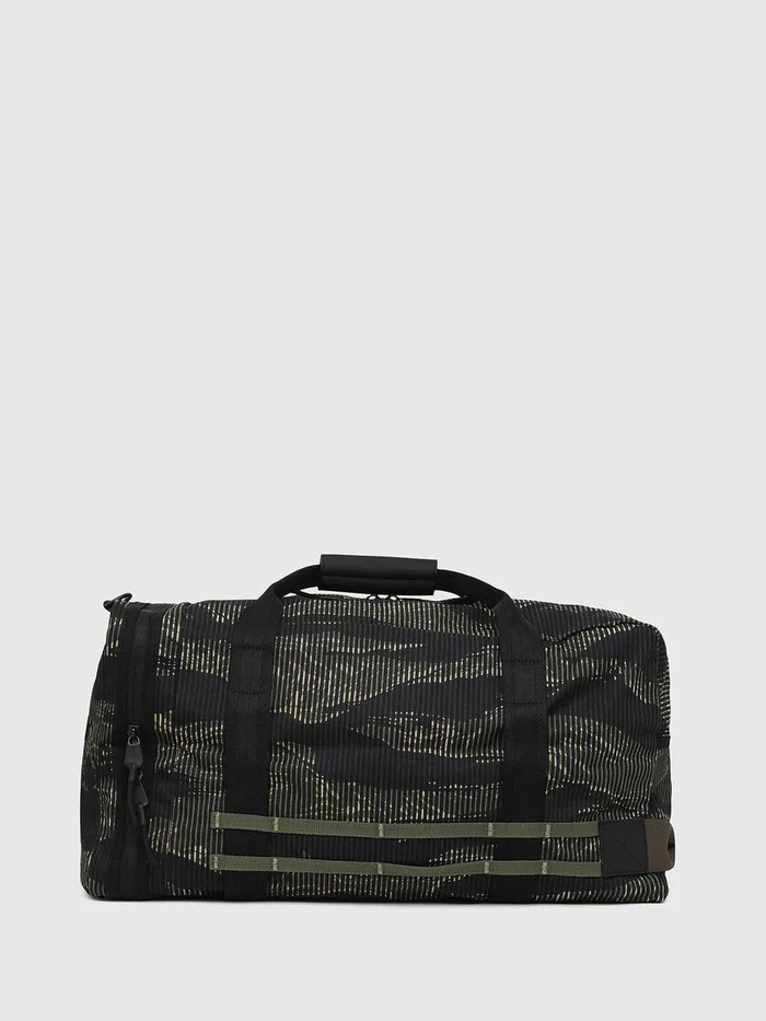 Diesel Bags Mens MCAGE DUFFLE M BlackGreen Popular