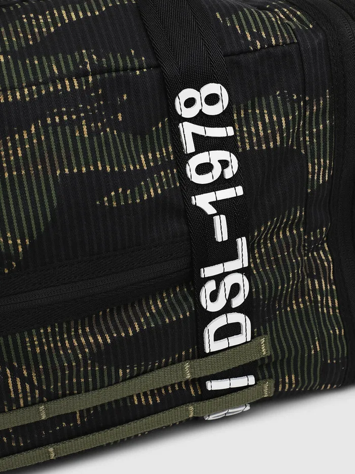 Diesel Bags Mens MCAGE DUFFLE M BlackGreen Popular