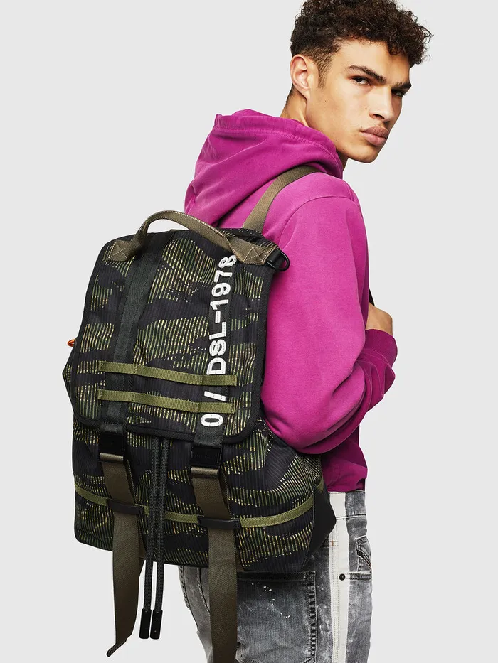 Diesel Bags Mens VOLPAGO BACK GreenBlack Gift 4 You