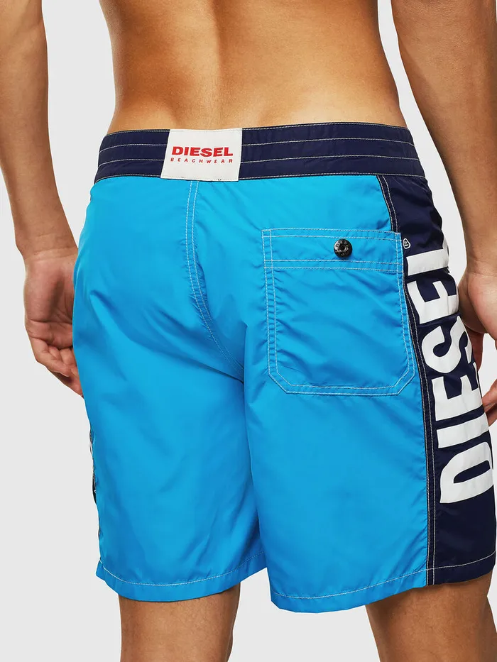 Diesel Beachwear Mens BMBXWAVELONGF BlueBlack